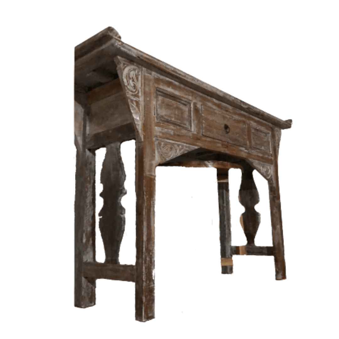 Small wooden Console table 2