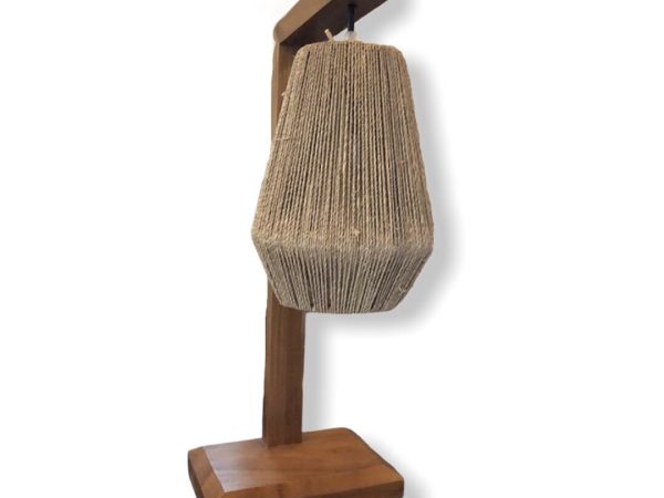 Standing Table Lamp teakwood - Lampe de table en teak