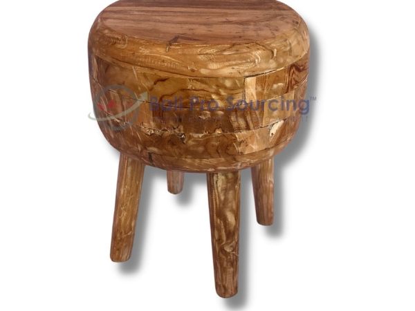 Teak Wooden Round Stool