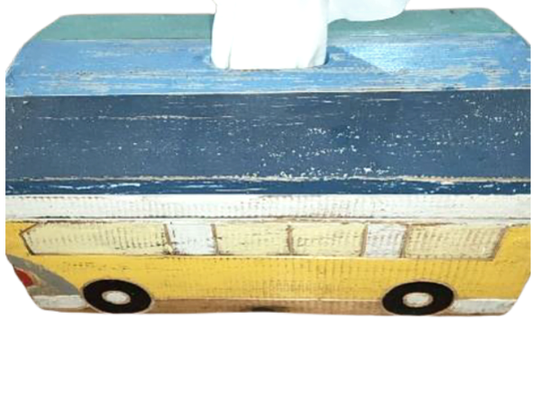 Tissue Wooden Car