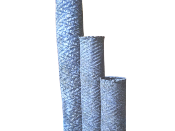Tube Blue Bamboo Standing Lamp