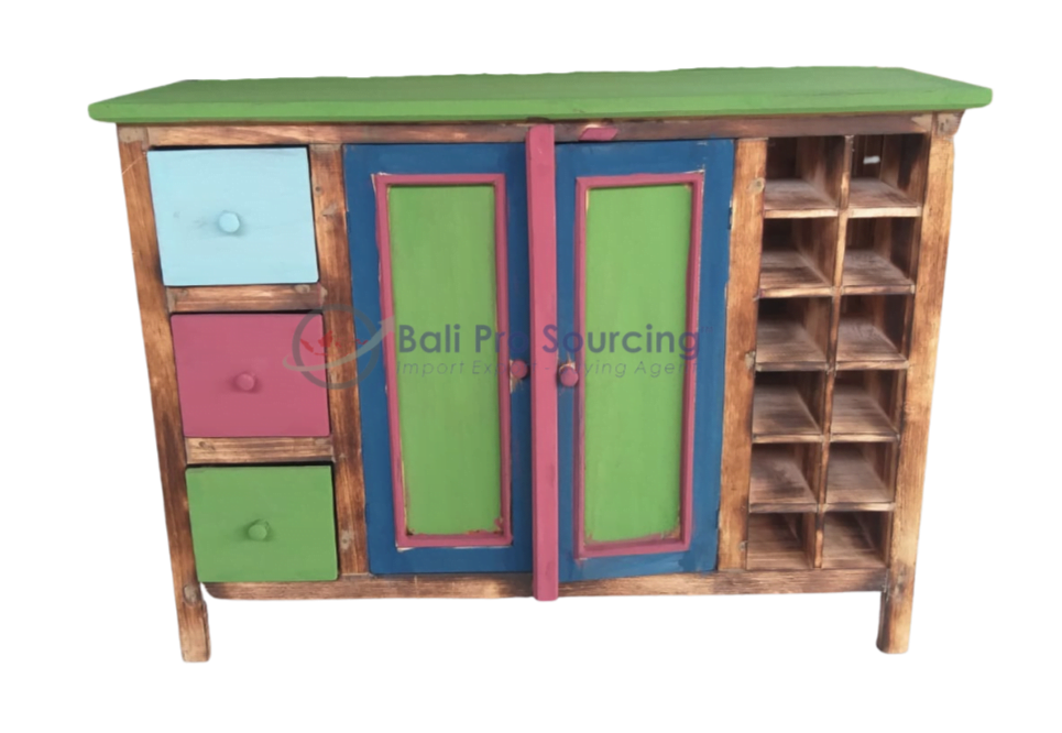 Two Doors Cabinet With Drawers No.1
