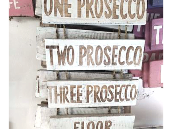 Wall Decoration " One Prosecco"