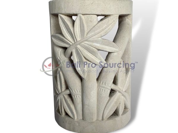 Wall Lamp Bamboo Carved