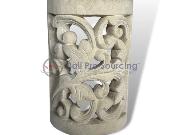 Wall Lamp Fern Carved
