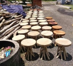 Wood Stool