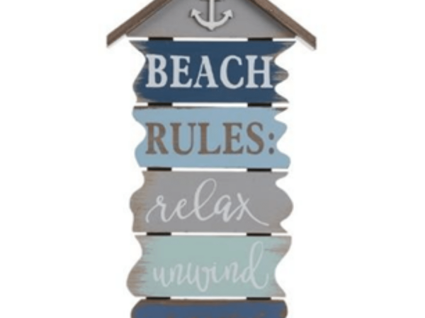 Wooden Beach Rules
