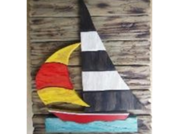 Wooden Boat Decoration