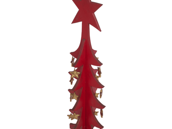 Wooden Christmas Tree with Star