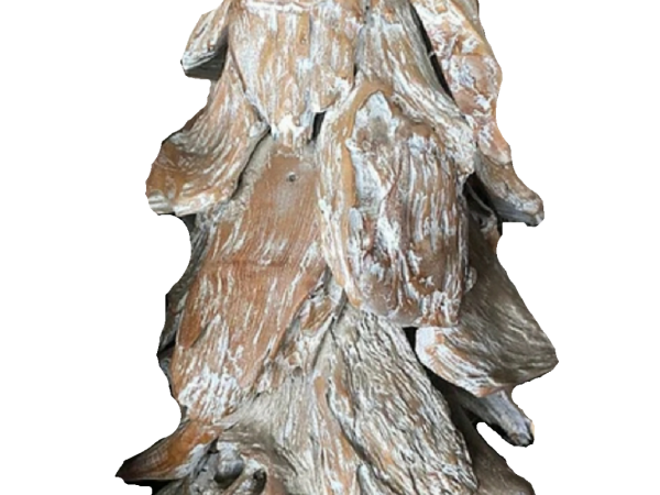 Wooden Christmas tree decoration - Sapin de Noël en bois décoratif