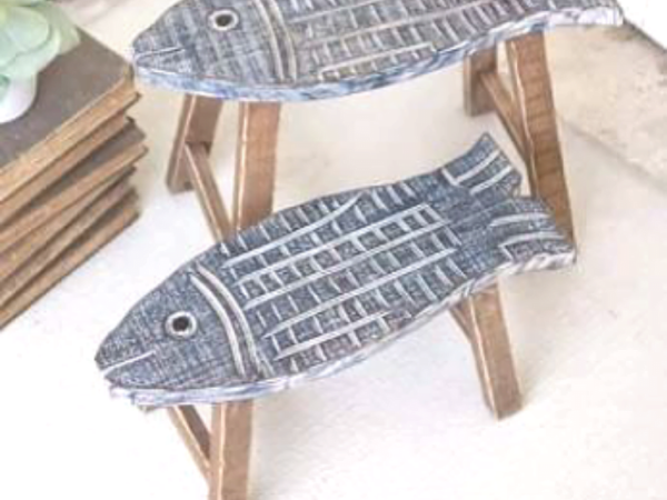 Wooden Fish Stool