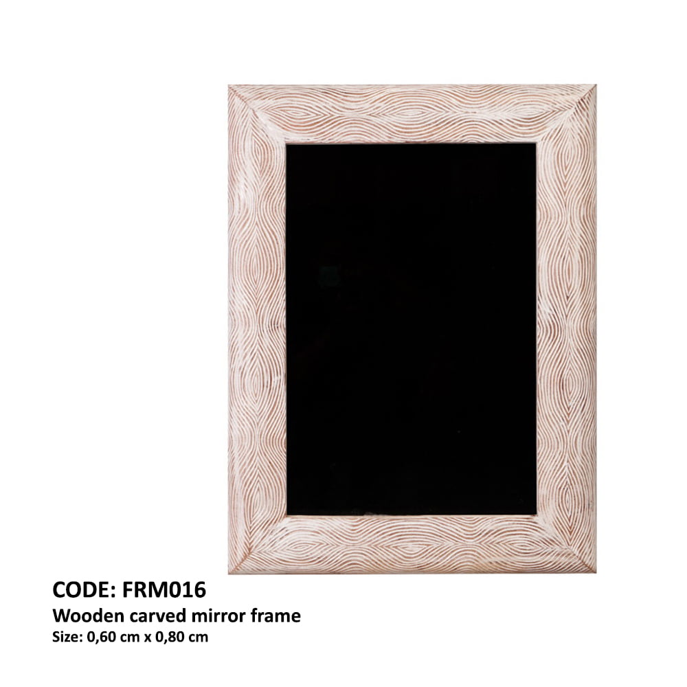 Wooden Mirror Frame- Miroir en bois