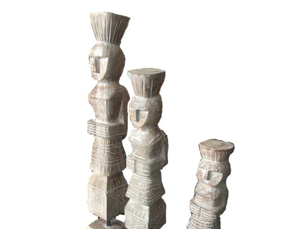 Wooden asmat’s decoration