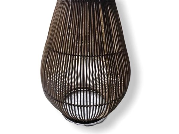Brown Rattan lamp