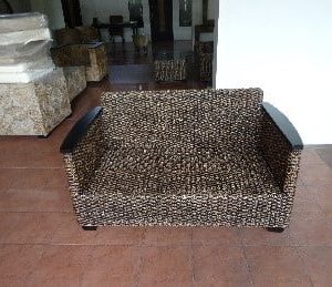 Two-Seater Water Hyacinth Sofa
