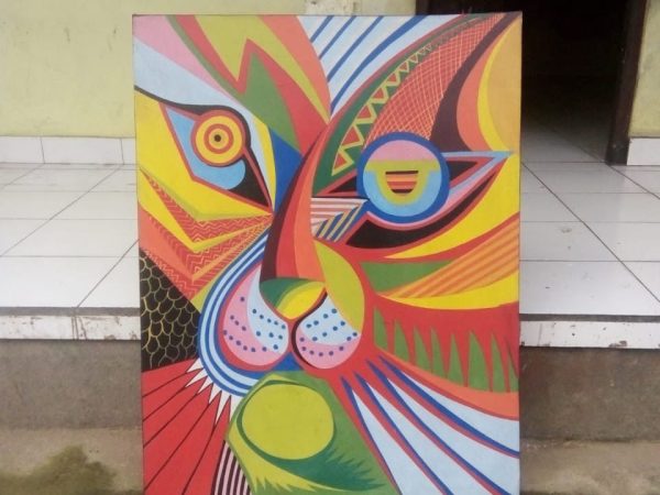 Tiger abstract Paint Art