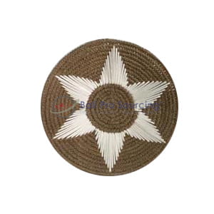 Banana Wall Decoration with double Macrame Flower Pattern