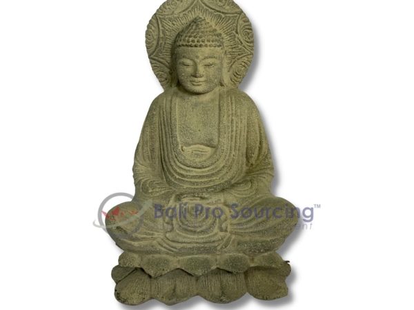 Buddha Statue With Flower on His Hand STA0141