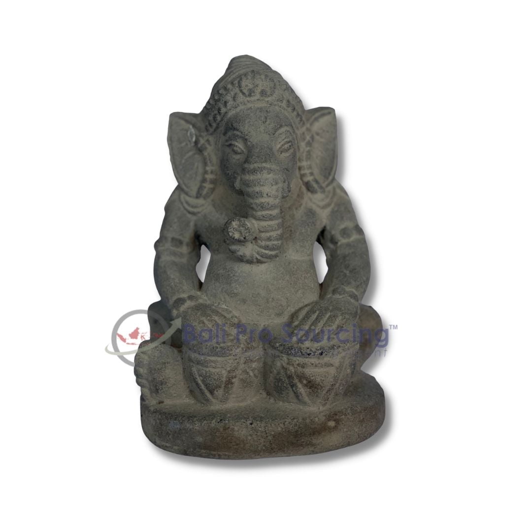 Ganesha Statue Playing Drum Bali STA0112