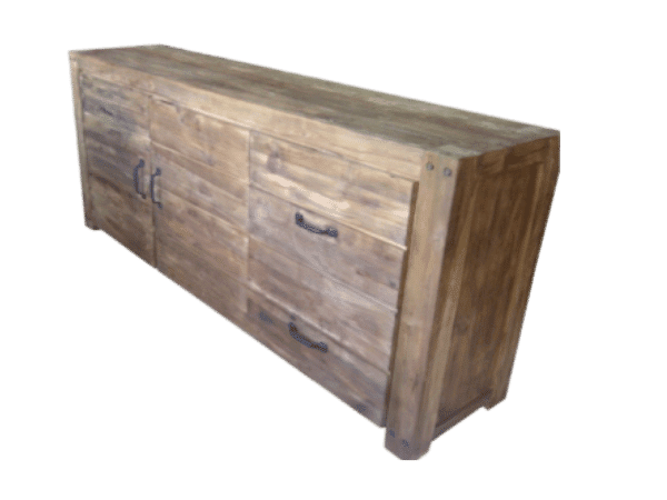 Wooden Buffet 3 Drawers and 2 Doors