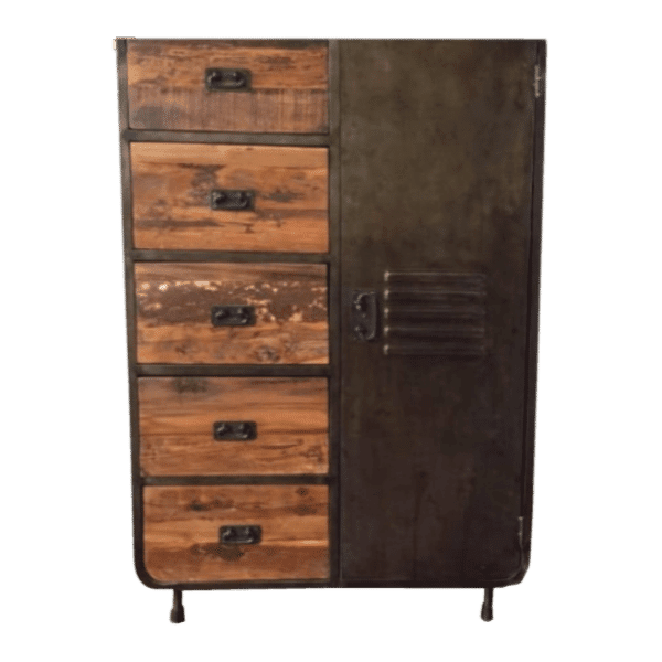 Wooden Buffet 5 Drawers and 1 Door