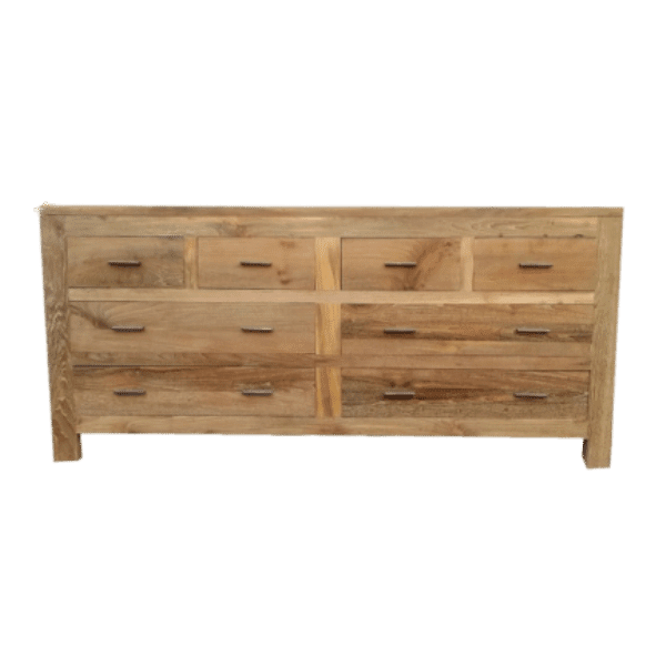 Wooden Buffet 8 Drawers