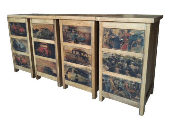 Wooden Buffet Art Paper