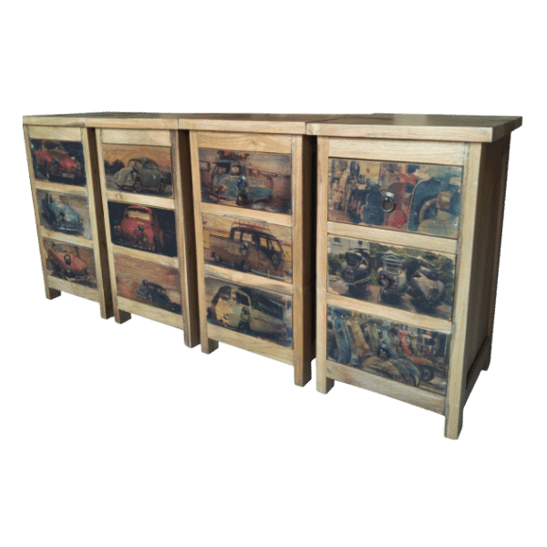 Wooden Buffet Art Paper